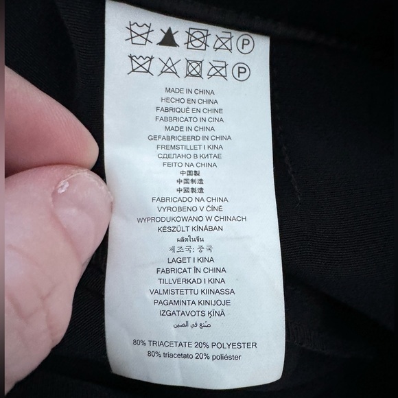 Micheal by Michael Kors Women’s Satin Wide Leg Pant in Black | Size 2 - Picture 5 of 7